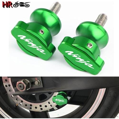 M10 For KAWASAKI NINJA250 NINJA300 NINJA650 NINJA 250 300 650 Z300 Motorcycle CNC Frame Stands Screws Sliders Swingarm Spools