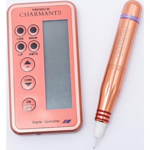 Microblading CHARMANT 2 Tattoo Machine micropigmentacion for Eyebrow Tattoo MTS Pen with Cartridges 1/3/5 RL Professional