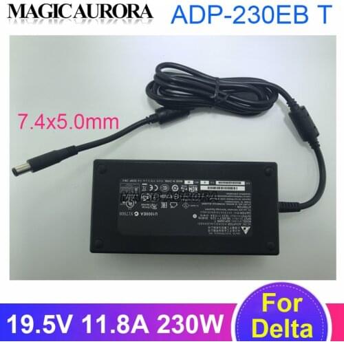 Genuine Delta 19.5V 11.8A 230W AC Adapter Charger ADP-230EB T for MSI P170M GT72 GT72S GL75 GE73 GT70 16F4 G750 Gaming Laptop