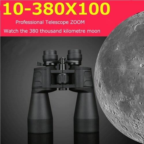 Military HD 10-380X100 Professional Waterproof 10-60 times Hunting Zoom Telescope Quality Vision Eyepiece Binoculars