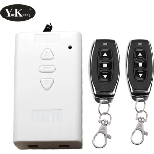 DC 12V 24V 36V Motor Manual Controller Motor Remote Control Switch Forwards Reverse Up Down Stop with Limit Switch 60W curtain