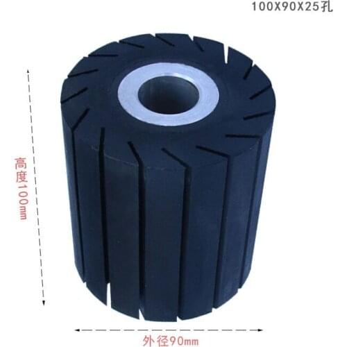 90*100mm Rubber Expander Centrifugal Wheel / Sanding Sleeves / Adapter for Angle Grinder Metal Polishing Set