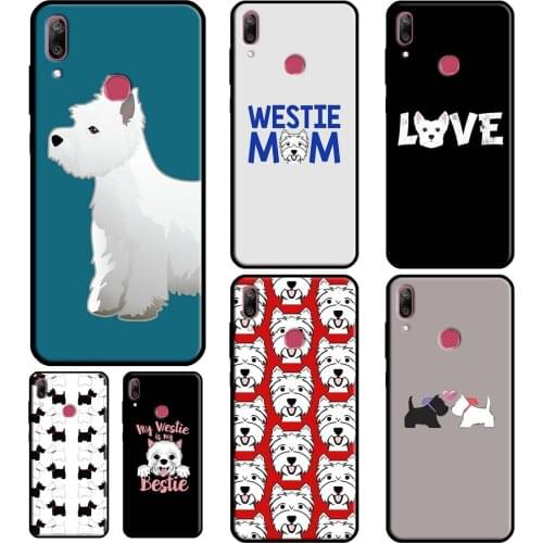 Westie Scottie Scottish Terrier For Huawei Y5 Y3 Y6 Y7 2017 2018 Y9 Prime 2019 Nova 5T 2 3 i Y5P Y6P Y7A 2020 Phone Case