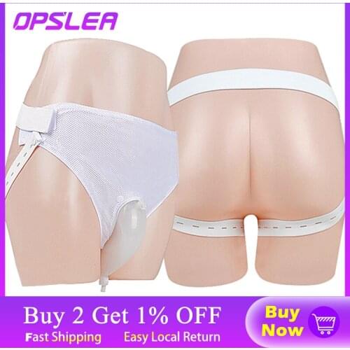 Silicone 1000ml Man Women Elder Urine Bag with Catheter Hemiplegia Breathable Urinary Incontinence Disabled Urine Bag+2 Bags