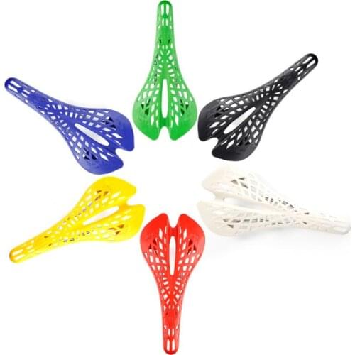 New Bicycle Saddle MTB Mountain Hollow Plastic Spider Bicycle Saddle Cycling Bike Saddle Ergonomics Seat Cushion Bicycles Parts
