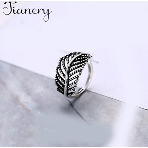 Punk Vintage Leaf Rings For Women Boho Female Charms Jewelry Men Antique Knuckle Ring Fashion Party Gift
