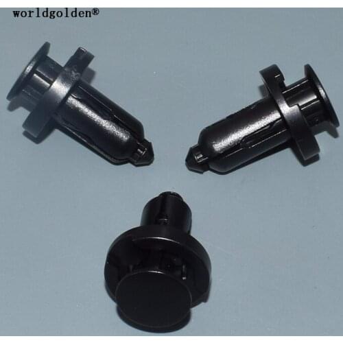 Worldgolden 100pcs auto fasteners Push-Type Retainer for Honda#91503-SZ5-003(91503SZ5003),91509-S47-003(91509S47003)