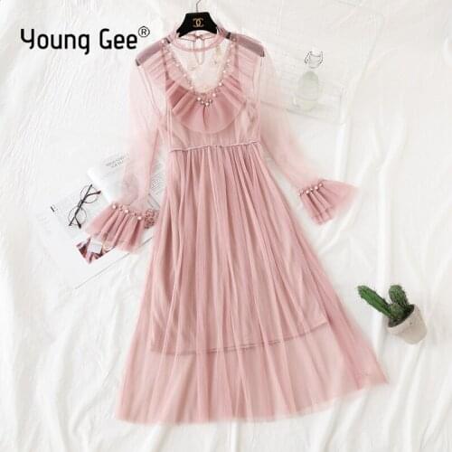 Длинные платья Young Gee China At AliExpress