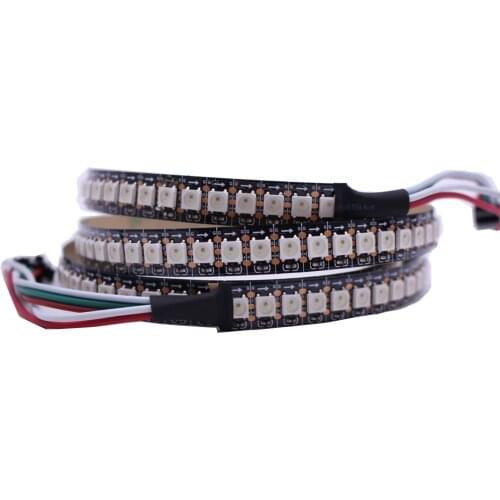 1m 12mm PCB 144leds WS2812B 144 LEDs/M 5050 RGB Chip WS2811 IC Digital 5V LED Strip Light non-Waterproof