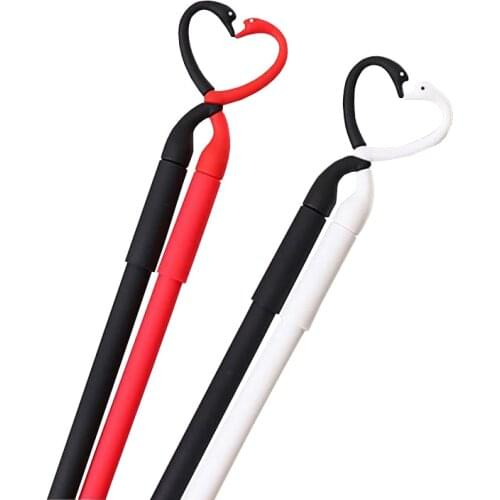 1 pair/pack Lovers Gel Pen Cute Flamingo Creative 0.5mm Black Writing School Supplies Promotional Office Stationery Kawaii Pen