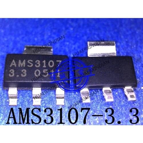 1Pieces New Original AMS3107C-3.3 AMS3107-3.3 SOT-223 In Stock Real Picture