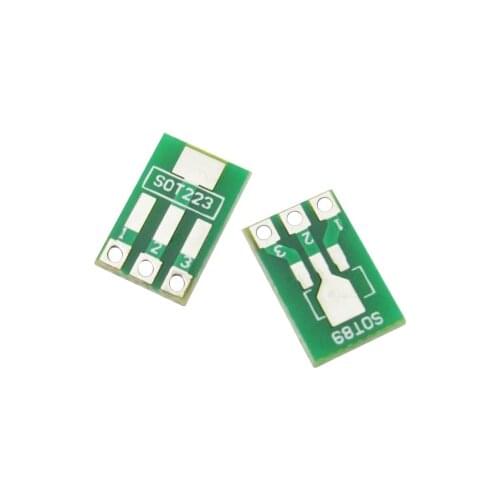 20pcs SOT89 SOT223 to DIP PCB Transfer Board DIP Pin Board Pitch Adapter