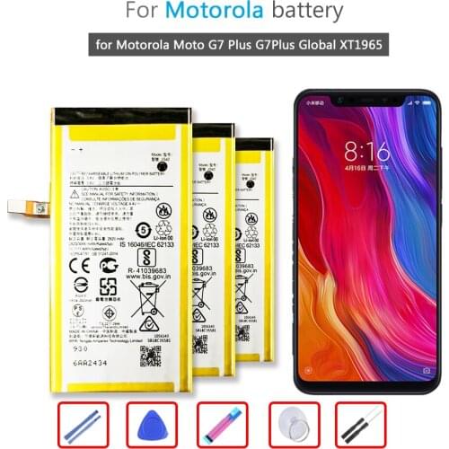 3000mAh Battery JG40 for Motorola Moto G7 Plus G7Plus Global XT1965 Mobile Phone Li-ion Bateria