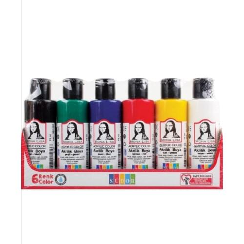 Südor Monalisa Acrylic Paint 6unitsx70 Ml Bottle