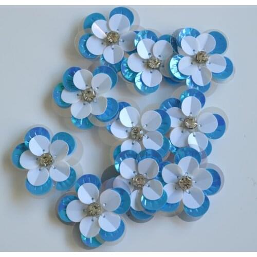 10pcs/lot Rhinestone beaded patches for clothes DIY sew on parchE appliques Embroidery applique patch ropa clothing accessory