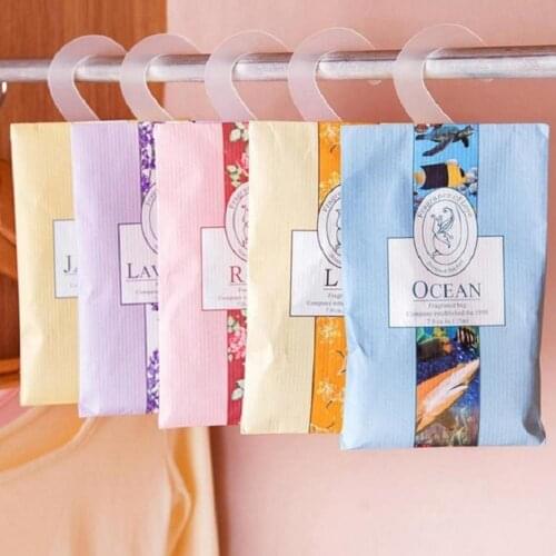 Closet Fragrant Sachet Hanging Aromatherapy Bag Antipest Anti mildew For Wardrobe Closet Car Fragrance Air Freshening Home Scent