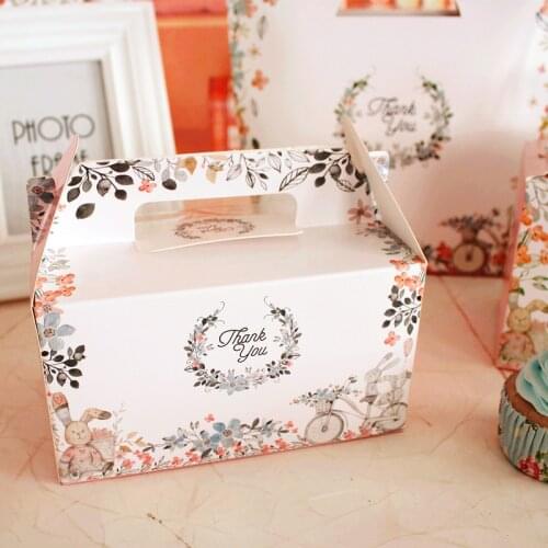 AVEBIEN Wedding Gift Cupcake Gift Packaging Box Birthday Party Pudding Mousse Ice Cream Cup Transparent Portable Flower Box