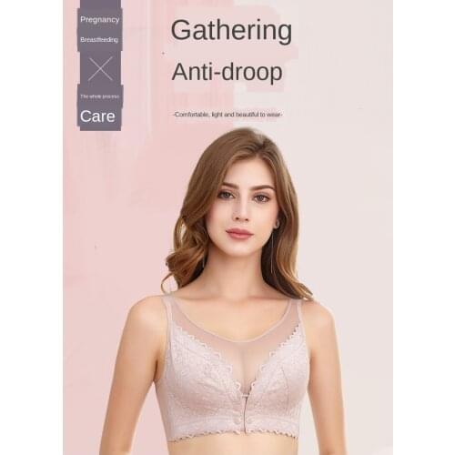 Prevent Sagging Bra Front Closure Modern Design Feeding Bra Underwear Nursing Bra Sujetadores Lactancia Underwear Women BD50BR