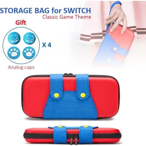 For Nintendo Switch Storage Bag Mari Style Colorful Protective Carrying Bag and Case Nintend Switch Console Game Accessories
