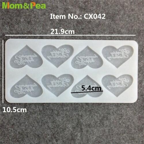 CX042 Happy Birthday Silicone Mold Chocolate Ornamental Fondant Mould Cake Decoration Tools