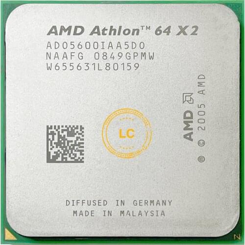AMD Athlon 64 X2 5600+ 2.8 GHz Dual-Core CPU Processor ADA5600IAA6CZ Socket AM2