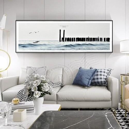 Nordic Style Seascape Print Painting Picture Canvas On Wall Poster And Prints Home Decor Wall Picture For Living Room Unframed