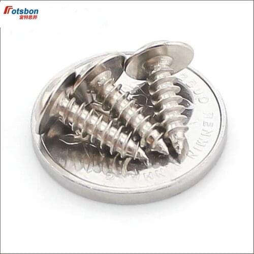 M3.5 Viti Autofilettanti Cross Recessed Round Head Self-Tapping Screw Collar Pan Head With Flange Tapping Screws Tornillo DIN968