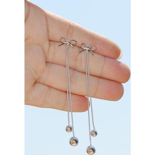 JIOFREE The new arrival Long Chain Tassel Clip on Earrings Without Piercing For Women valentine gift