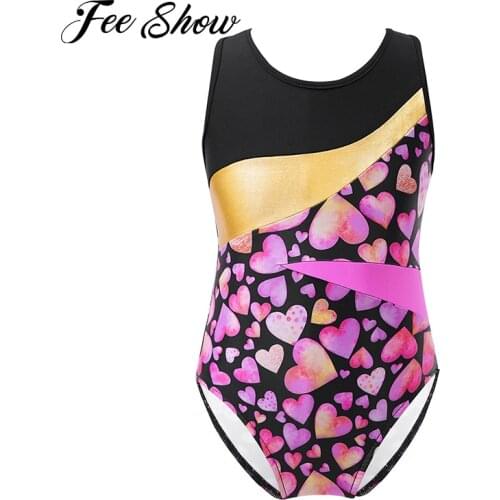 New Kids Girls Summer Swimsuit Beachwear Bodysuit Round Neck Sleeveless Cutout Back Criss-Cross Metallic Patchwork Bathing Suit