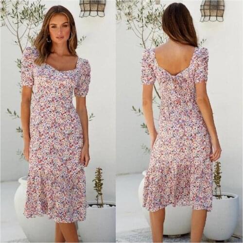 Stitching contrast lace Irregular short sleeve V-neck dress large hem dress thin Stripe dress Slim Women Summer Party dress