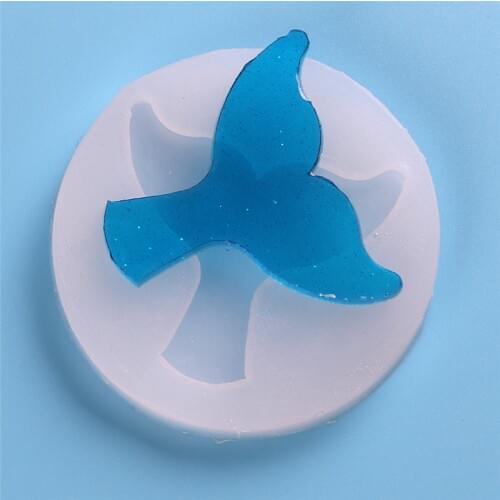 Aomily White Mermaid Tails Silicone Mold Cake Fondant Decorating Mould Kitchen DIY Baking Tool Gadgets Sugarcraft Gumpaste Mould