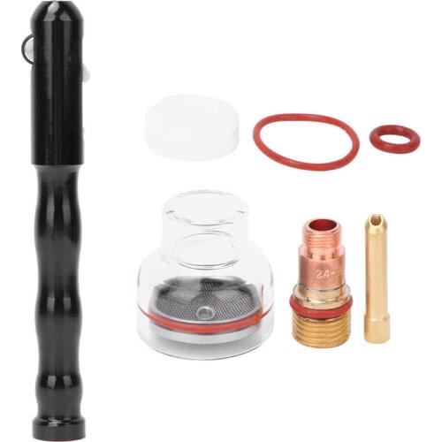 TIG Welding Pen Filter Fluid Guide Nozzle with Transparent Cover TIG-17/18/26 2.4mm