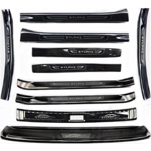 For Nissan Sylphy 2016-2019 High-quality stainless steel Threshold bar Trunk guard threshold Shield Anti-scratch Car styling