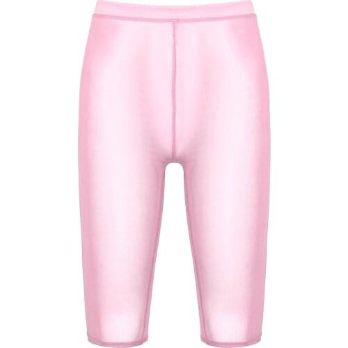 Women See-through Mesh Shorts Exotic Leotard Pants Clubwear Ladies Elastic Waistband Sheer Leggings for Lingerie Night Party