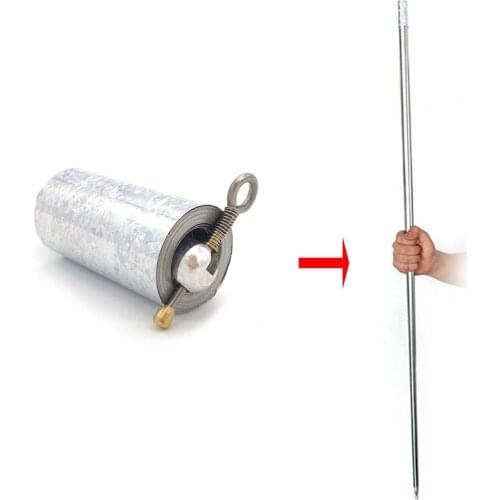 110CM length Appearing Cane Silver Cudgel Metal Magic Tricks Toys Professional Magician Stage Street Close Up illusion CL5658