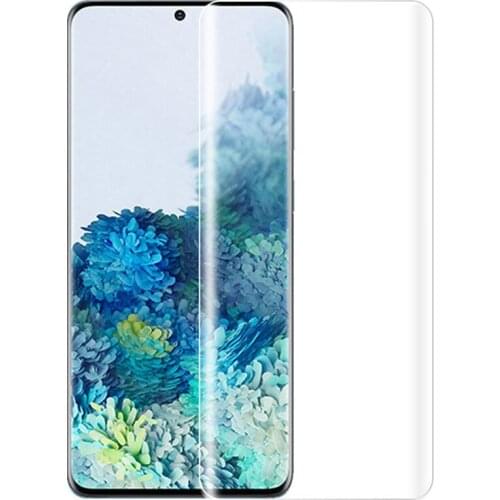 200pcs Full Coverage 3D Curved Tempered Glass For Samsung Galaxy S21 Ultra S20 Plus S10 5G S9 Note 20 10 9 Screen Protector Film