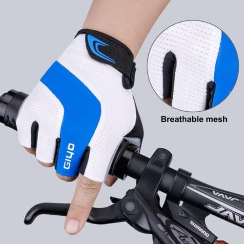 2021 New Bicycle Half Fingers Cycling Gloves -Slip -sweat Gel Bicycle Riding Gloves Shock MTB Road Mountain Bike Sports Gloves