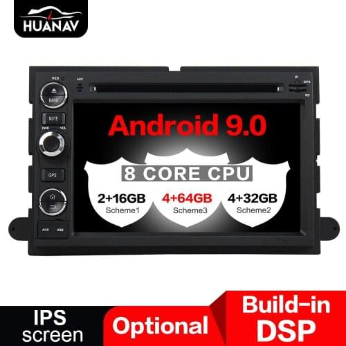 Android 9.0 Car DVD Player GPS navigation For F-150 Fusion/Explorer 2004+ multimedia Car Auto radio stereo player head unit 64G