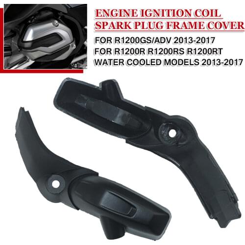 For BMW R1200GS R 1200 GS R1200 LC Adventure R1200R/RS R1200RT 2013-2017 Motorcycle Engine Ignition Coil Spark Plug Frame Cover