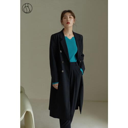 Женские двубортные пиджаки DUSHU China At AliExpress