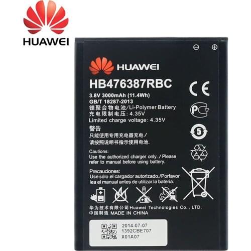Huawei Original Battery HB476387RBC 3000mAh for Huawei G750 B199 Honor 3X Phone Replacement Batteries