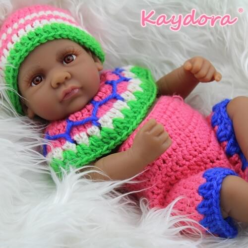 Kaydora 10 inch 25cm Adorable lol Mini Reborn Baby Dolls Handmade reborn bebe doll Girl Style baby doll Hot sale Christmas gift