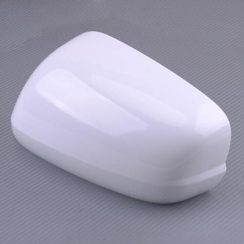 Left Door Side View Rearview Mirror Cover Cap Protection Moulding Decoration ABS Fit For Honda Fit Jazz 2009 2010 2011 2012 2013