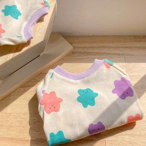 Cute Pet Dog Clothes Summer Cotton Dog T-shirt Candy Bear For Puppy Breathable Dog Shirt Costume Small Dogs Yorkshire Pug