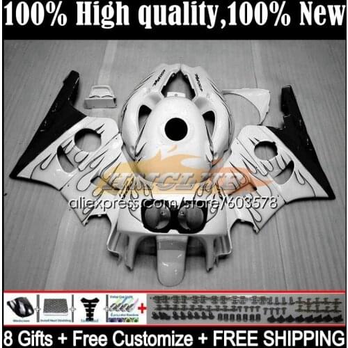 CBR400RR For HONDA NC23 CBR400 RR 1988 1989 1990 1991 1992 1993 32CL.89 CBR 400RR 400 RR 88 89 90 91 92 93 Fairing Black flames