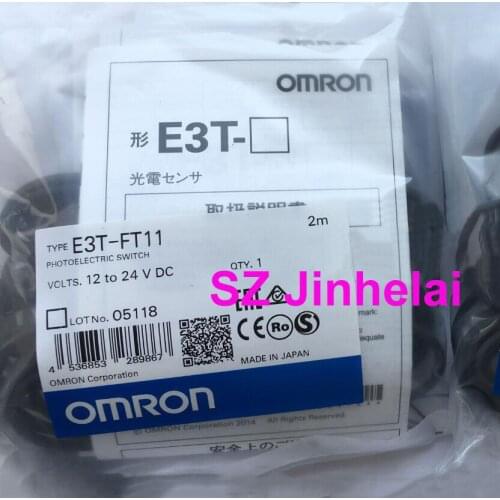 OMRON E3T-FT11 Authentic original Photoelectric switch 2M 12-24VDC