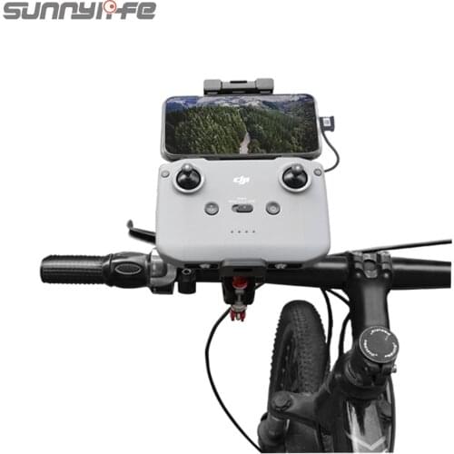 Sunnylife Remote Controller Bicycle Clip Holder Bracket Bike Stand Following Shot For DJI Mavic Mini 2/Air 2 Drone Accessories