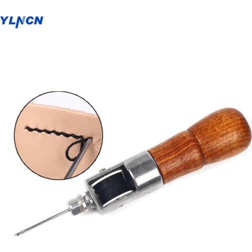 Leather hand sewing machine Leather working DIY handmade stitching tools Leather art sewing Suture Professional Stitch