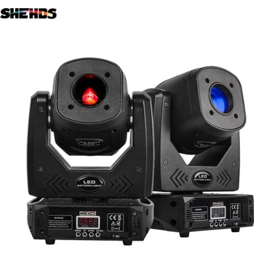 SHEHDS LED 75W With 3 Face Prism Moving Head Light 7 Pattern Electronic Focusing Party Bar Dj Disco DMX Stage Effect Lighting