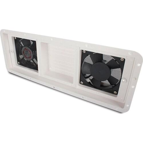 Camper 12V Ventilation Vent Fan for RV Trailer Caravan Side Air Outlet Exhaust Fan White Rv Accessories Camper Trailer